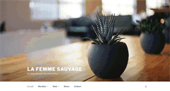 Desktop Screenshot of lafemmesauvage.sanktuaire.com