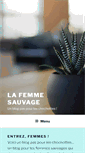 Mobile Screenshot of lafemmesauvage.sanktuaire.com